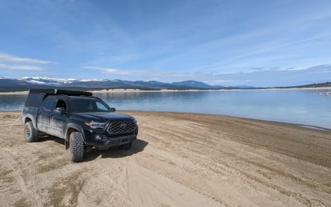 2021 Toyota Tacoma with Go Fast roof top Camper