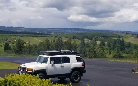 The Valkyrie-Toyota FJ Cruiser w Rooftop Tent & Ro