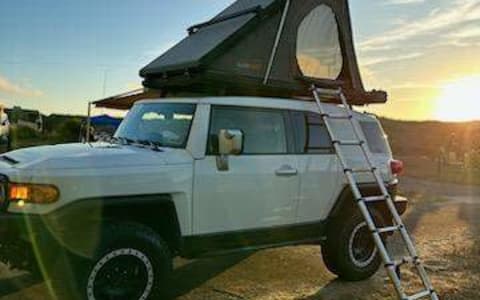 The Valkyrie-Toyota FJ Cruiser w Rooftop Tent & Ro