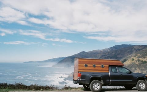 Custom Redwood Truck Camper on a 2017 Tacoma