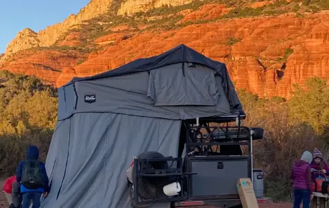 Customized Fort XXL Overlanding Trailer by MOAB 