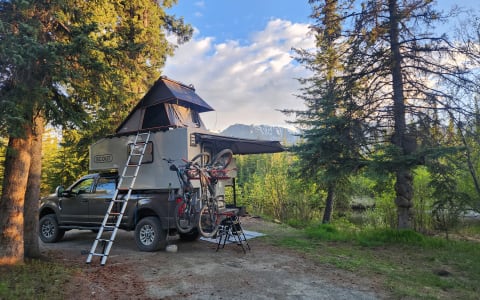 2017 Ford F250 and 2023 Scout Kenai Camper with Ro