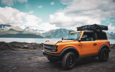 2022 Ford Bronco with Rooftop Tent and Camping Set