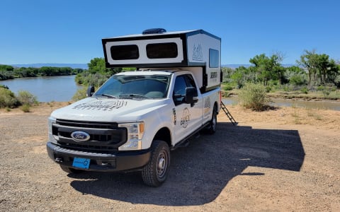 Labyrinth Overland Slide-In Truck Camper Ford F-35