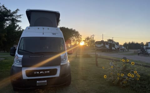 2022 Winnebago Solis White Pop Top Sleeper