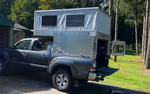 OVRLND Pop Up Camper for 2nd Gen Tacoma Short Bed