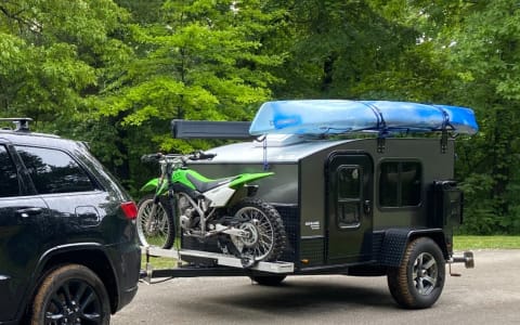 2019 Hiker Trailer Mid Range Camper with roof rack